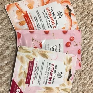 Set of 3 Face Masks from The Body Shop and Vitamasques
